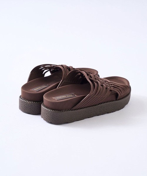 RIVE DROITE（リヴドロワ）の「柔らかな履き心地が魅力　プラットフォームサンダル（サンダル・レディース・ブラック/ベージュ/ブラウン・L/S/M）」の20枚目の写真