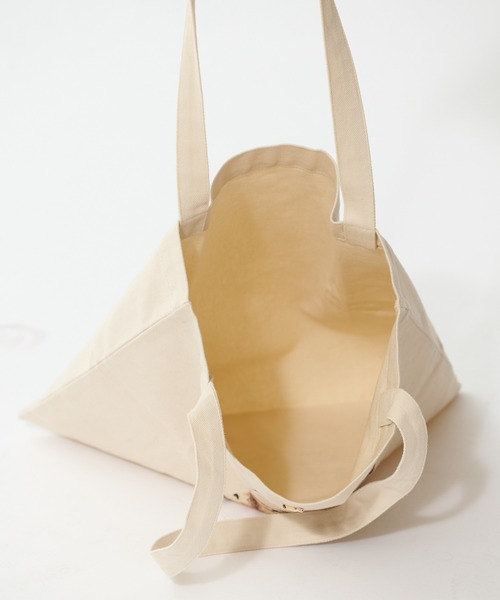 ear PAPILLONNER（イアパピヨネ）の「【NACH(ナッシュ)】ear別注アニマルコットントートバッグ（トートバッグ・レディース・ホワイト/ブラック/ベージュ/ブラック系その他・FREE）」の6枚目の写真