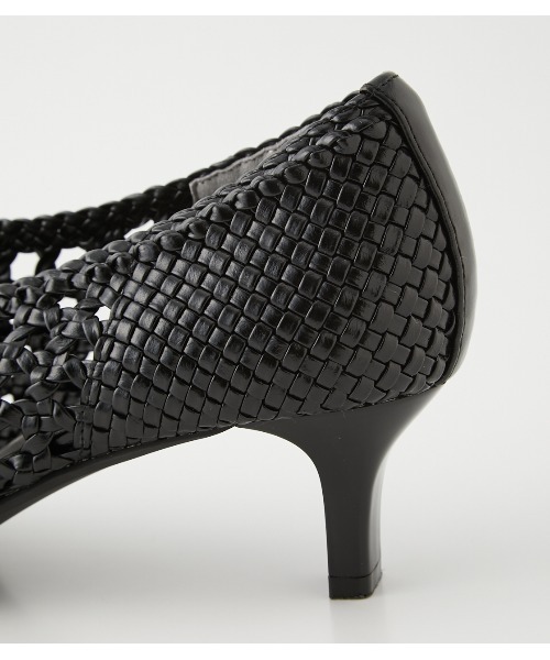 rienda（リエンダ）の「スクエアトゥクロシェシューズ（パンプス・レディース・ブラウン/ブラック/ライトベージュ・SMALL/MEDIUM/LARGE）」の7枚目の写真