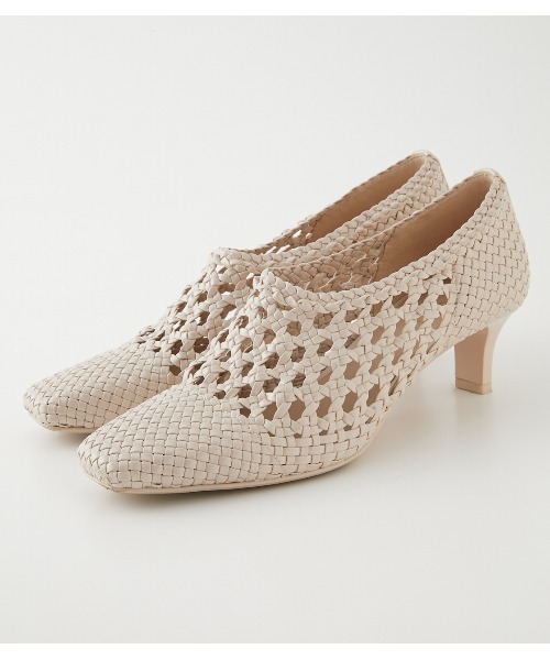 rienda（リエンダ）の「スクエアトゥクロシェシューズ（パンプス・レディース・ブラウン/ブラック/ライトベージュ・SMALL/MEDIUM/LARGE）」の21枚目の写真