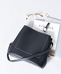 CALIFORNIA OUTFITTERS（カリフォルニア アウトフィッターズ）の「【Les Porter Cuir】フェイクレザースクエアショルダーバッグ（ショルダーバッグ）」