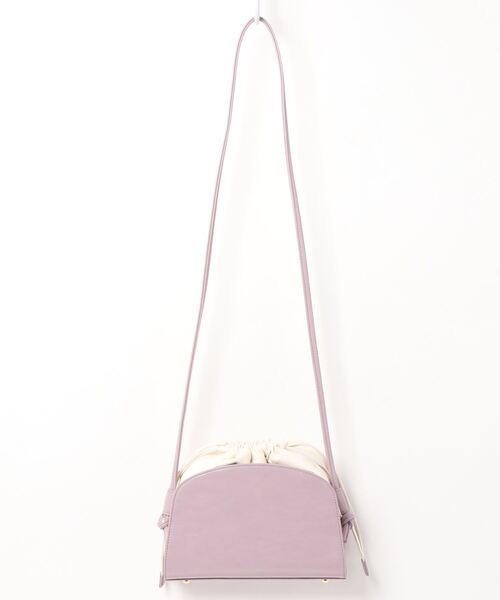 Samantha Thavasa（サマンサタバサ）の「巾着ショルダーバッグ 小サイズ（ショルダーバッグ・レディース・ライラック/クリアイエロー/オレンジ・FREE）」の4枚目の写真