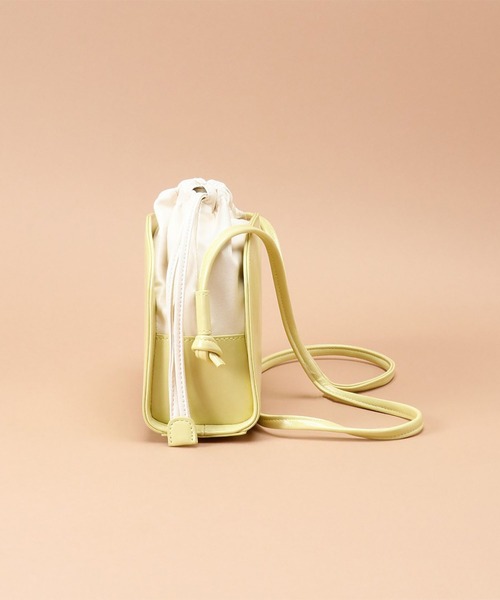 Samantha Thavasa（サマンサタバサ）の「巾着ショルダーバッグ 小サイズ（ショルダーバッグ・レディース・ライラック/クリアイエロー/オレンジ・FREE）」の10枚目の写真