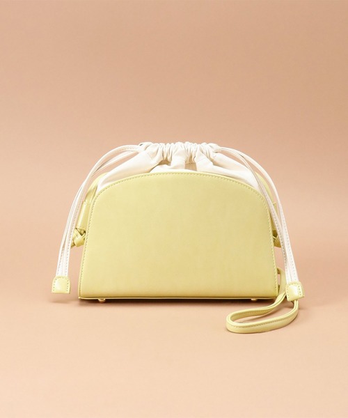 Samantha Thavasa（サマンサタバサ）の「巾着ショルダーバッグ 小サイズ（ショルダーバッグ・レディース・ライラック/クリアイエロー/オレンジ・FREE）」の11枚目の写真