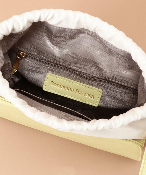 Samantha Thavasa（サマンサタバサ）の「巾着ショルダーバッグ 小サイズ（ショルダーバッグ・レディース・ライラック/クリアイエロー/オレンジ・FREE）」の13枚目の写真