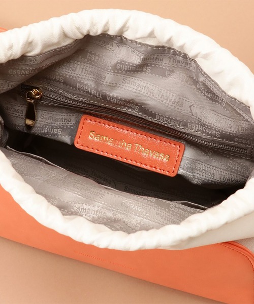 Samantha Thavasa（サマンサタバサ）の「巾着ショルダーバッグ 小サイズ（ショルダーバッグ・レディース・ライラック/クリアイエロー/オレンジ・FREE）」の17枚目の写真