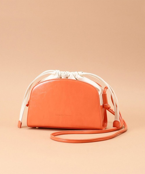 Samantha Thavasa（サマンサタバサ）の「巾着ショルダーバッグ 小サイズ（ショルダーバッグ・レディース・ライラック/クリアイエロー/オレンジ・FREE）」の8枚目の写真