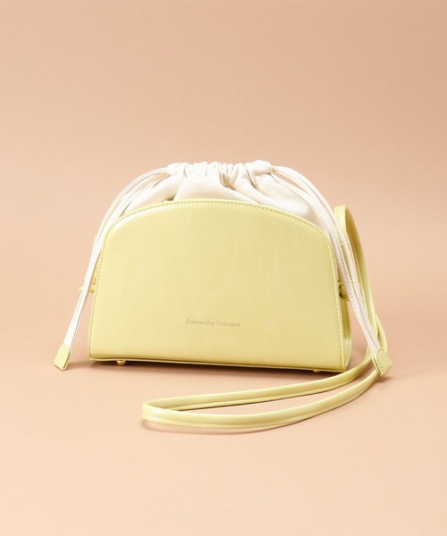 Samantha Thavasa（サマンサタバサ）の「巾着ショルダーバッグ 小サイズ（ショルダーバッグ・レディース・ライラック/クリアイエロー/オレンジ・FREE）」の9枚目の写真