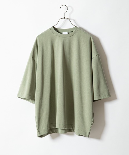 CIAOPANIC(チャオパニック)の「デラヴェバックタックTシャツ(Tシャツ/カットソー・メンズ・ホワイト/チャコールグレー/ベージュ/イエロー/ブルー/オレンジ/グリーン系その他/カーキ・FREE)」の6枚目の写真