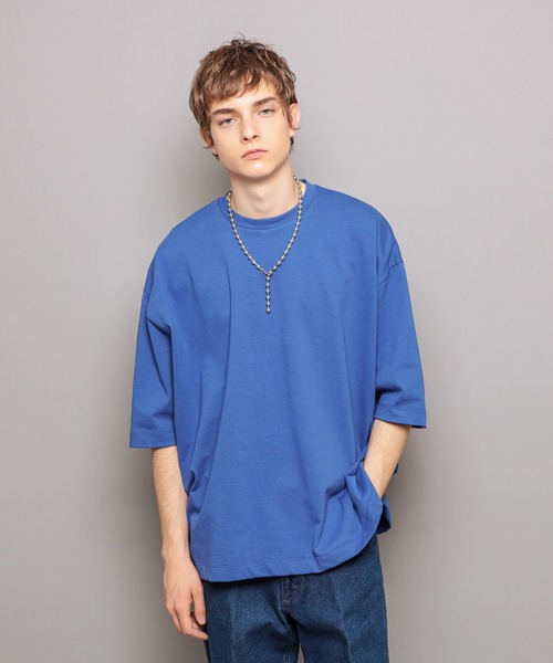 CIAOPANIC(チャオパニック)の「デラヴェバックタックTシャツ(Tシャツ/カットソー・メンズ・ホワイト/チャコールグレー/ベージュ/イエロー/ブルー/オレンジ/グリーン系その他/カーキ・FREE)」の7枚目の写真