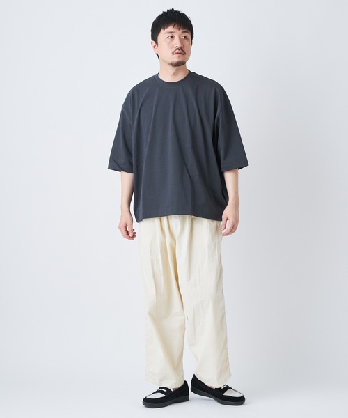 CIAOPANIC(チャオパニック)の「デラヴェバックタックTシャツ(Tシャツ/カットソー・メンズ・ホワイト/チャコールグレー/ベージュ/イエロー/ブルー/オレンジ/グリーン系その他/カーキ・FREE)」の19枚目の写真