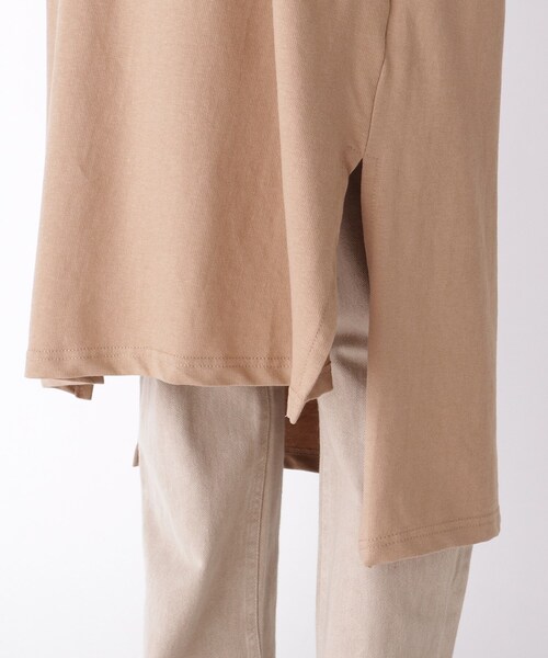 BASECONTROL(ベースコントロール)の「◆【WEB限定】ミニ裏毛パーカーワンピース(ワンピース・レディース・ブラック/ベージュ/グレー/カーキ・99)」の8枚目の写真