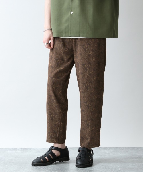 RAGEBLUE（レイジブルー）の「＜セットアップ着用可能＞総柄プリントリラックスイージーパンツ/936950（スラックス・メンズ・ブラック/ブラウン/オレンジ・MEDIUM/LARGE）」の19枚目の写真