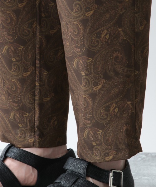 RAGEBLUE（レイジブルー）の「＜セットアップ着用可能＞総柄プリントリラックスイージーパンツ/936950（スラックス・メンズ・ブラック/ブラウン/オレンジ・MEDIUM/LARGE）」の17枚目の写真