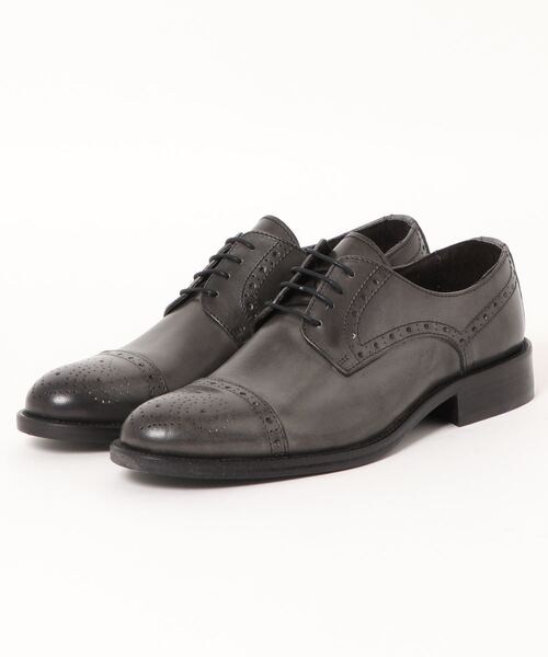 GIANNI RUSSO（ジャンニルッソ）の「Gianni Russo(ジャンニルッソ)/ストレートチップ　メダリオンシューズ（ドレスシューズ・メンズ・ブラック/ブラウン/グレー/ボルドー・44/41/42/43/40/39）」の3枚目の写真