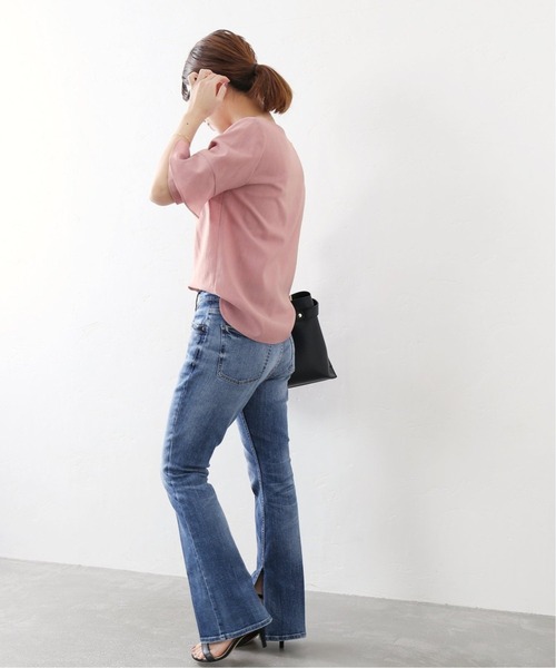 La TOTALITE(ラトータリテ)の「《追加2》ラッフルスリーブブラウス【手洗い可能】◆(シャツ/ブラウス・レディース・ブラウン/ピンク/ブラック系その他/ホワイト系その他・FREE)」の15枚目の写真