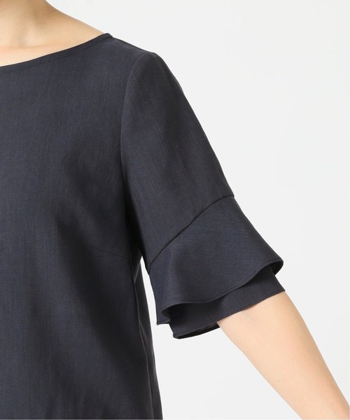 La TOTALITE(ラトータリテ)の「《追加2》ラッフルスリーブブラウス【手洗い可能】◆(シャツ/ブラウス・レディース・ブラウン/ピンク/ブラック系その他/ホワイト系その他・FREE)」の13枚目の写真