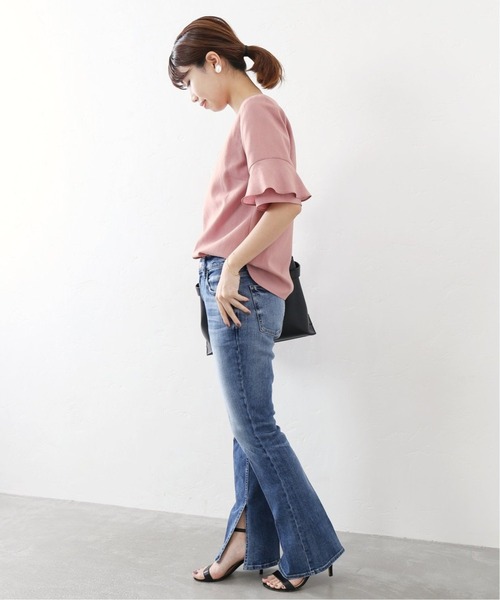 La TOTALITE(ラトータリテ)の「《追加2》ラッフルスリーブブラウス【手洗い可能】◆(シャツ/ブラウス・レディース・ブラウン/ピンク/ブラック系その他/ホワイト系その他・FREE)」の22枚目の写真