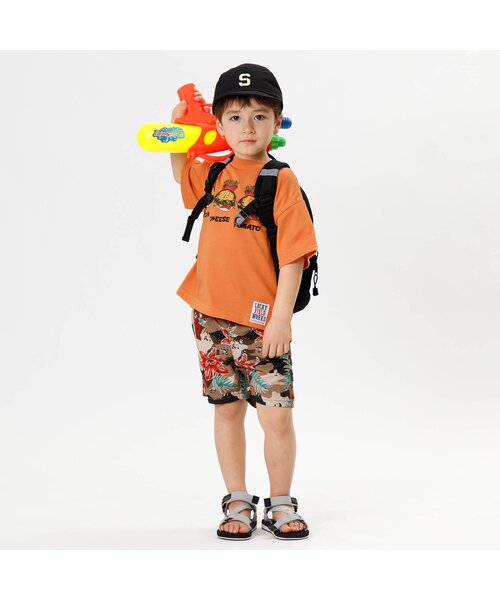 F.O.KIDS（エフオーキッズ）の「メッシュリュック_ウォッシャブル（バックパック/リュック・キッズ・レインボー/ベージュ/ブラック/オレンジ・X-SMALL/MEDIUM/SMALL）」の5枚目の写真