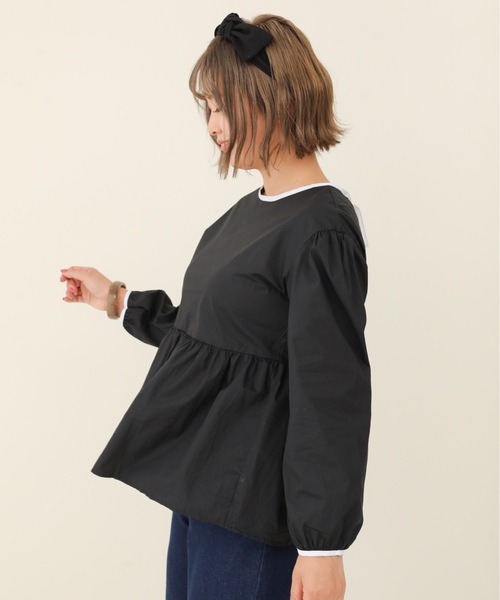 sakishimatokyo（サキシマトーキョー）の「【ZOZO限定】サキシマamp「切替フレアブラウス」（シャツ/ブラウス・レディース・ホワイト/ブラック・FREE）」の11枚目の写真