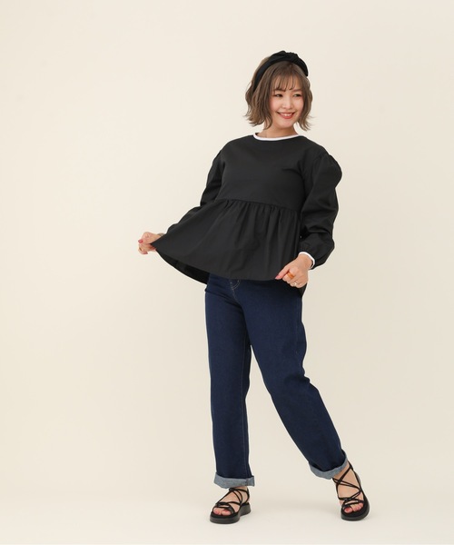 sakishimatokyo（サキシマトーキョー）の「【ZOZO限定】サキシマamp「切替フレアブラウス」（シャツ/ブラウス・レディース・ホワイト/ブラック・FREE）」の13枚目の写真