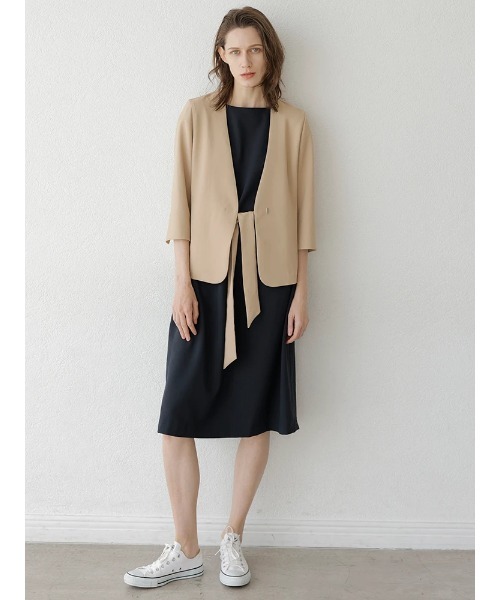 TONAL（トーナル）の「MULTI Aラインウェストマークワンピース 