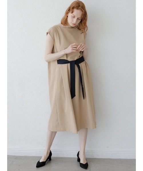 TONAL（トーナル）の「MULTI Aラインウェストマークワンピース 