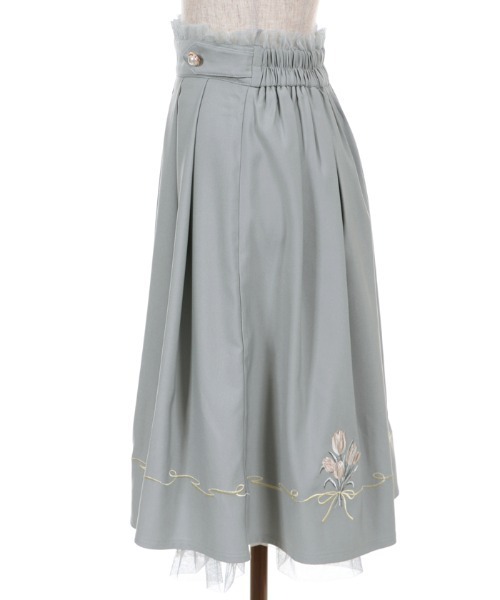 axesfemme アクシーズファム ストロベリー ラベルタックスカート 新品❗ ストロベリーラベルタックSK[品番：IGAW0003241]｜axes femme