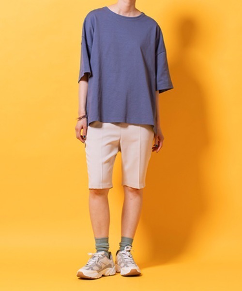 lautreamont BLEUBLANC(ロートレアモンブルーブラン)の「ストレッチツイルドロストショートパンツ【セットアップ対応】(その他パンツ・レディース・ベージュ/ネイビー/イエロー・11号/9号)」の18枚目の写真