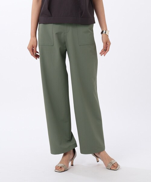 UNTITLED(アンタイトル)の「◆【洗える】スモーキードライ2WAYパンツ(その他パンツ・レディース・オリーブ/ホワイト系/ベージュ/グレー系・00/03/02/99/01)」の4枚目の写真