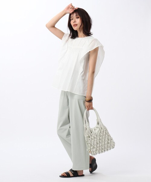 UNTITLED(アンタイトル)の「◆【洗える】スモーキードライ2WAYパンツ(その他パンツ・レディース・オリーブ/ホワイト系/ベージュ/グレー系・00/03/02/99/01)」の11枚目の写真