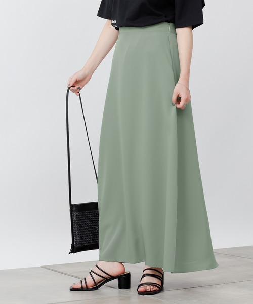 COLONY 2139（コロニートゥーワンスリーナイン）の「トロタッチフレアスカート（スカート・レディース・ミント/ブラック/グレイッシュベージュ・MEDIUM/LARGE）」の3枚目の写真