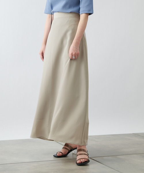 COLONY 2139（コロニートゥーワンスリーナイン）の「トロタッチフレアスカート（スカート・レディース・ミント/ブラック/グレイッシュベージュ・MEDIUM/LARGE）」の6枚目の写真