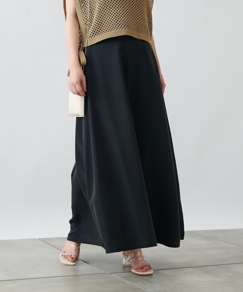COLONY 2139（コロニートゥーワンスリーナイン）の「トロタッチフレアスカート（スカート・レディース・ミント/ブラック/グレイッシュベージュ・MEDIUM/LARGE）」の10枚目の写真