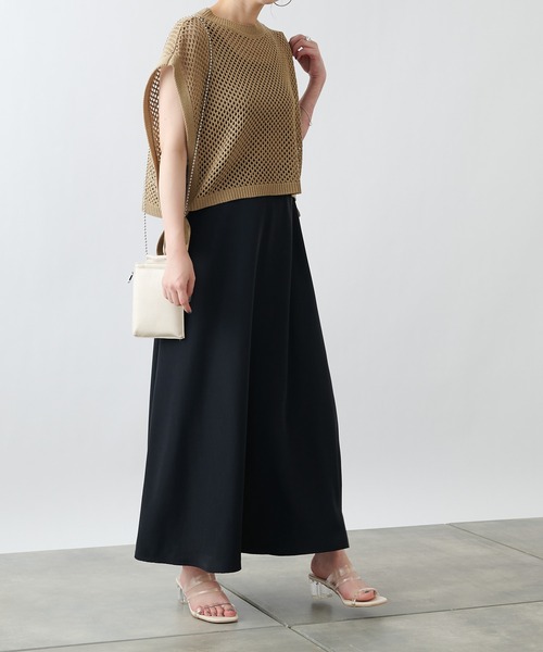 COLONY 2139（コロニートゥーワンスリーナイン）の「トロタッチフレアスカート（スカート・レディース・ミント/ブラック/グレイッシュベージュ・MEDIUM/LARGE）」の17枚目の写真