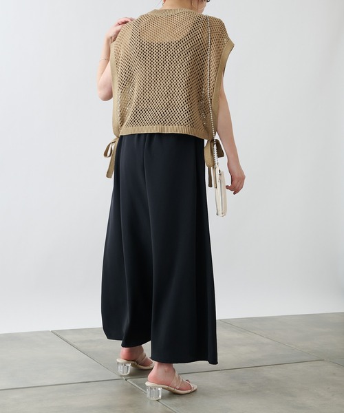 COLONY 2139（コロニートゥーワンスリーナイン）の「トロタッチフレアスカート（スカート・レディース・ミント/ブラック/グレイッシュベージュ・MEDIUM/LARGE）」の13枚目の写真