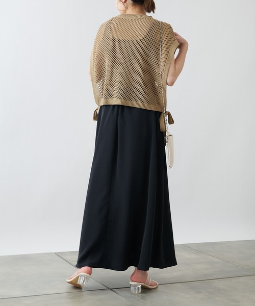 COLONY 2139（コロニートゥーワンスリーナイン）の「トロタッチフレアスカート（スカート・レディース・ミント/ブラック/グレイッシュベージュ・MEDIUM/LARGE）」の16枚目の写真