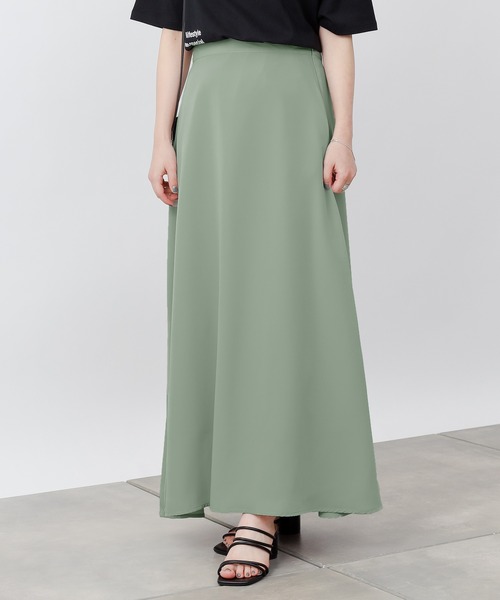 COLONY 2139（コロニートゥーワンスリーナイン）の「トロタッチフレアスカート（スカート・レディース・ミント/ブラック/グレイッシュベージュ・MEDIUM/LARGE）」の18枚目の写真