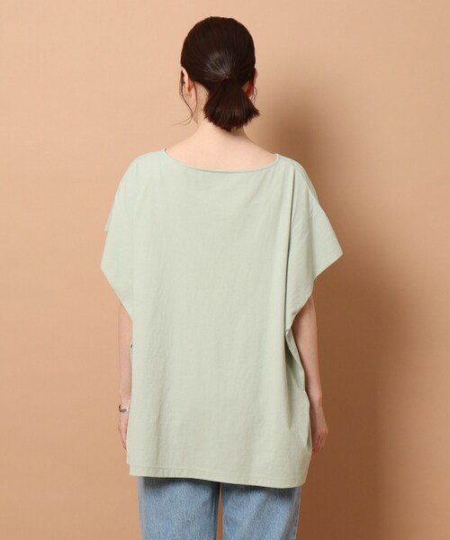 DRESSTERIOR(ドレステリア)の「◆タックドレープジャージプルオーバー(Tシャツ/カットソー・レディース・ダークグレー/ブルー/オフホワイト/ライトグリーン・38)」の9枚目の写真