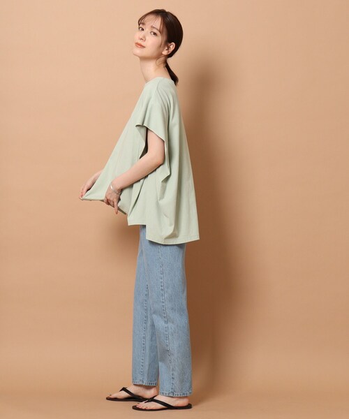 DRESSTERIOR(ドレステリア)の「◆タックドレープジャージプルオーバー(Tシャツ/カットソー・レディース・ダークグレー/ブルー/オフホワイト/ライトグリーン・38)」の22枚目の写真