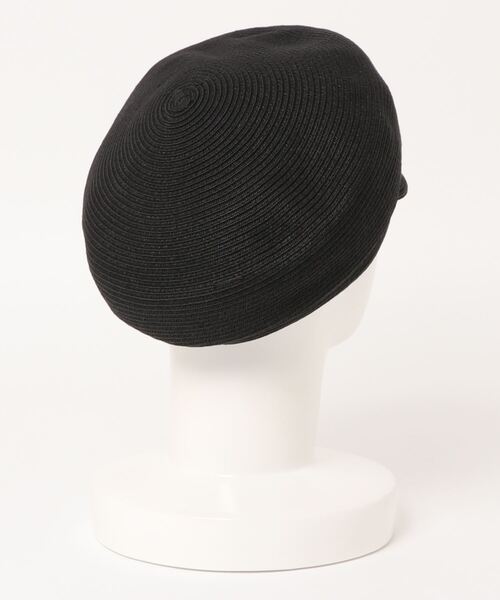 rienda（リエンダ）の「ペーパー変形キャスケット（キャップ・レディース・アイボリー/ブラック・FREE）」の7枚目の写真