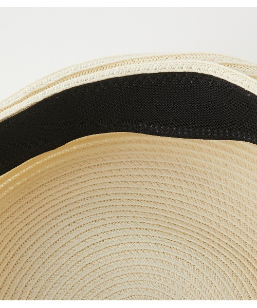 rienda（リエンダ）の「ペーパー変形キャスケット（キャップ・レディース・アイボリー/ブラック・FREE）」の8枚目の写真