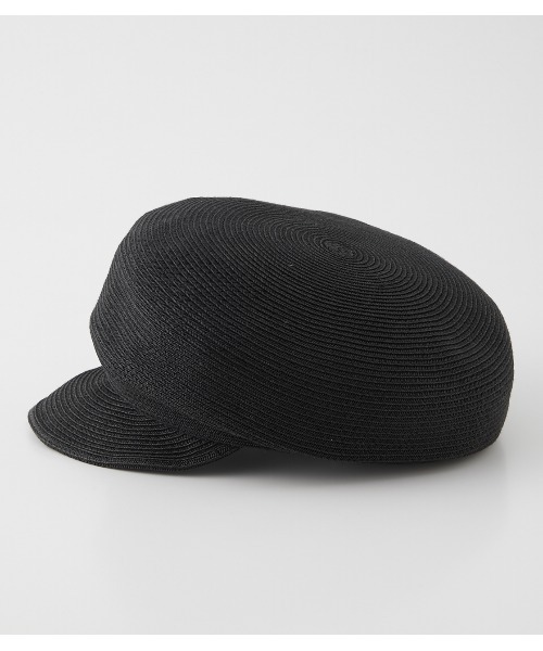 rienda（リエンダ）の「ペーパー変形キャスケット（キャップ・レディース・アイボリー/ブラック・FREE）」の6枚目の写真