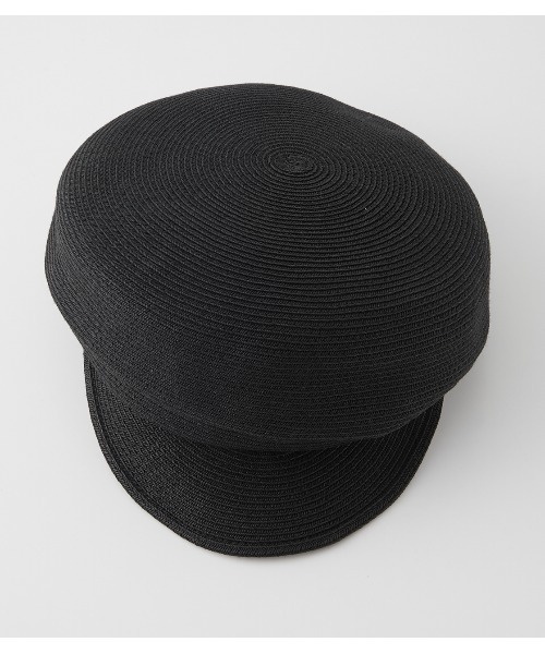 rienda（リエンダ）の「ペーパー変形キャスケット（キャップ・レディース・アイボリー/ブラック・FREE）」の12枚目の写真