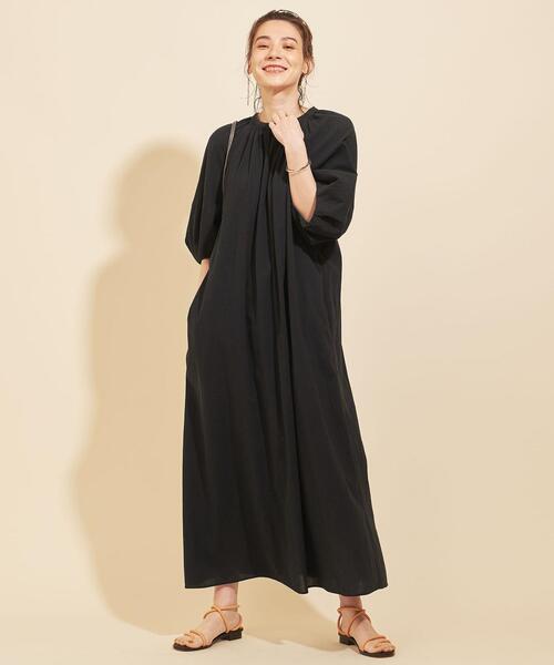 B&Y UNITED ARROWS　コットン マキシ シャツワンピース BEAUTY&YOUTH UNITED ARROWS（ビューティーアンドユース