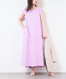 natural couture | 【WEB限定】綿麻フリンジテントラインワンピース(ワンピース)