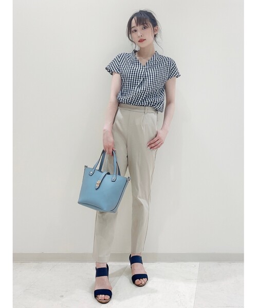 DRESKIP（ドレスキップ）の「◆ひんやりバックスリットブラウス（シャツ/ブラウス・レディース・ブラック系2/ダークグリーン系2/ネイビー系1・02/03/04）」の8枚目の写真