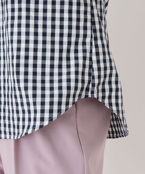 DRESKIP（ドレスキップ）の「◆ひんやりバックスリットブラウス（シャツ/ブラウス・レディース・ブラック系2/ダークグリーン系2/ネイビー系1・02/03/04）」の6枚目の写真