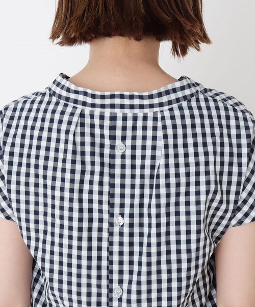 DRESKIP（ドレスキップ）の「◆ひんやりバックスリットブラウス（シャツ/ブラウス・レディース・ブラック系2/ダークグリーン系2/ネイビー系1・02/03/04）」の11枚目の写真