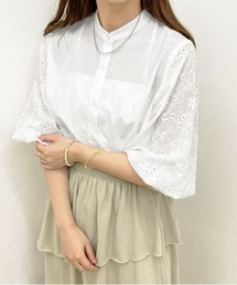 【apres jour clair】袖ボリュームアソートレースブラウス【ZOZOTOWN限定アイテム】